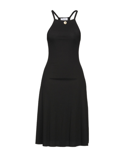 Odi Et Amo Midi Dresses In Black