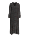 Armani Exchange Midi Dresses In Black