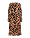 Dolce & Gabbana Midi Dresses In Beige