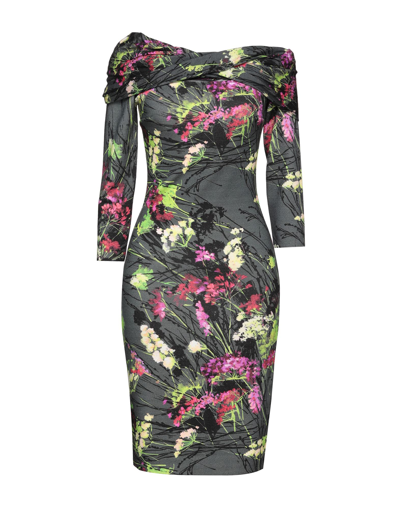 Blumarine Midi Dresses In Grey