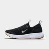 Nike Women's Escape Run Flyknit Road Running Shoes In Black/iron Grey/gum Medium Brown/white