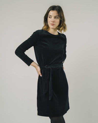 corduroy belted dress