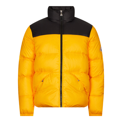 Pyrenex Radiant Yellow Panelled Quilted Shell Jacket