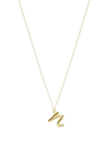The Alkemistry Love Letter N Initial 18ct Yellow-gold Pendant Necklace In 18ct Yellow Gold