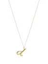 THE ALKEMISTRY 18KT YELLOW GOLD LOVE LETTER D NECKLACE