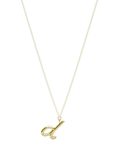 The Alkemistry Love Letter D Initial 18ct Yellow-gold Pendant Necklace In 18ct Yellow Gold