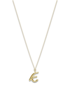 THE ALKEMISTRY 18KT YELLOW GOLD LOVE LETTER K NECKLACE