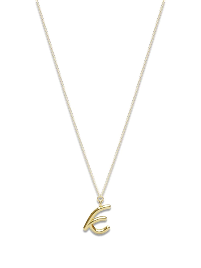 The Alkemistry Love Letter K Initial 18ct Yellow-gold Pendant Necklace In 18ct Yellow Gold