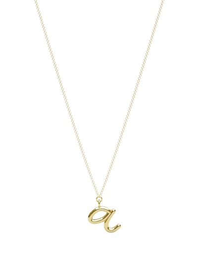 The Alkemistry 18kt Yellow Gold Love Letter A Necklace