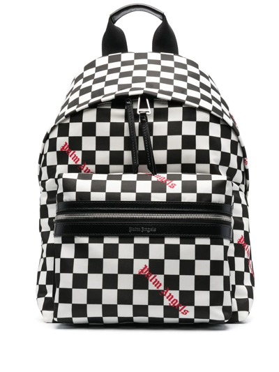 PALM ANGELS DAMIER CHECK PRINT BACKPACK
