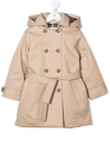 BONPOINT AIDA DOUBLE-BREASTED HOODED TRENCH COAT