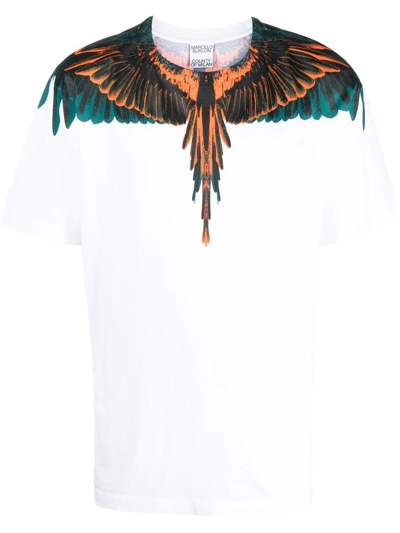 Marcelo Burlon County Of Milan Marcelo Burlon Cottonicon Wings Regular T-shirt In White