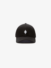 Marcelo Burlon County Of Milan Embroidered Logo Cotton Baseball Hat In Black