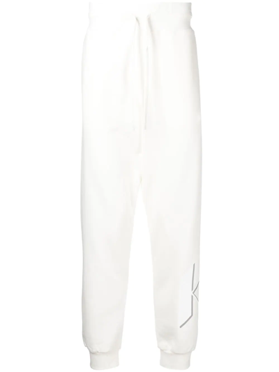 Karl Lagerfeld Logo-print Track Pants In White