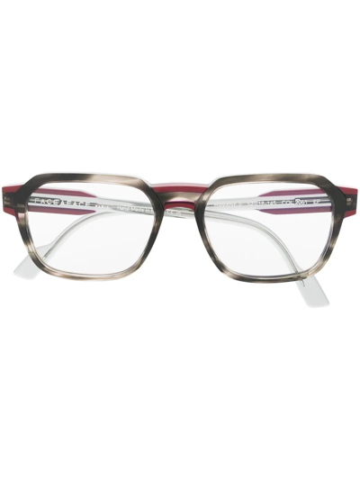 Face À Face Square-frame Optical Glasses In Grey