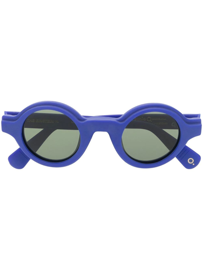 Etnia Barcelona Round-frame Sunglasses In Blue