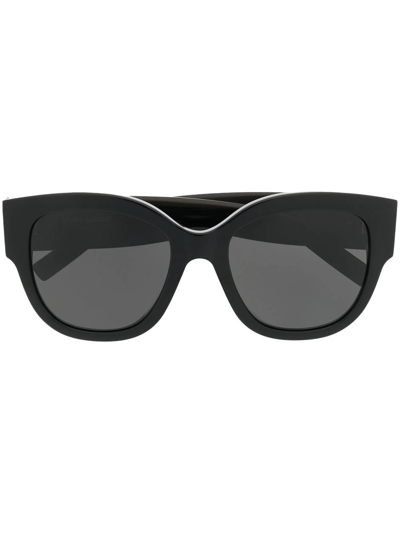 Saint Laurent Square-frame Acetate Sunglasses In Black