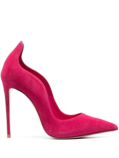 Le Silla Ivy Scalloped Pumps In Pink
