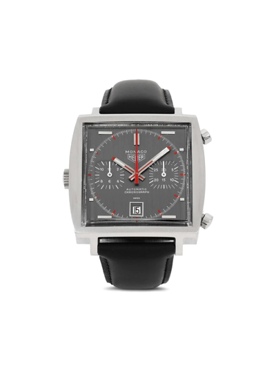 Pre-owned Tag Heuer 1969  Monaco 40mm In Black