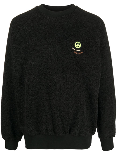 Barrow Embroidered-logo Sweatshirt In Black