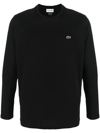 Lacoste Man Sweater Midnight Blue Size L Cashmere, Wool In Black