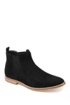 Vance Co. Mens Marshall Flat Heel Chelsea Boots In Black