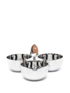 Polo Ralph Lauren Wyatt Triple But Bowls In Silver