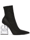 Dolce & Gabbana Dg Pop Leather Ankle Boots In Black