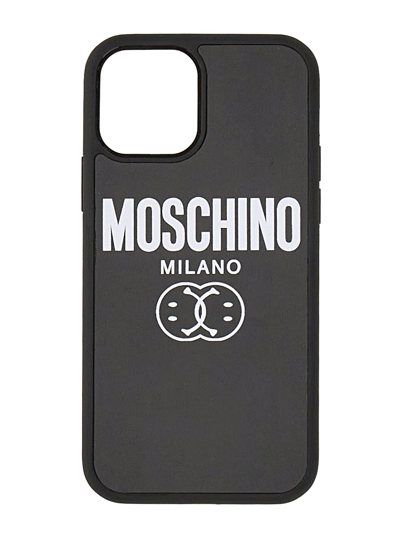 Moschino Cover Compatible With Iphone 12 Pro Max In Nero