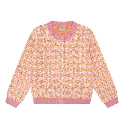 Gucci Kids Buttoned Long In Multi