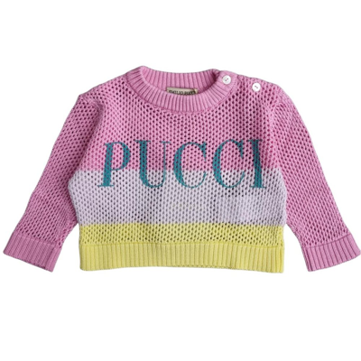 Emilio Pucci Junior Kids'  Logo Detailed Long In Multi