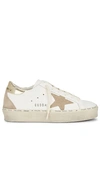 Golden Goose Hi Star Sneaker In White/taupe/platinum In White  Taupe  & Platinum