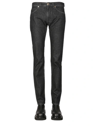 Versace Slim Fit Jeans In Black