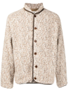 Ymc You Must Create Beach Shearling Single-breasted Jacket In Brown