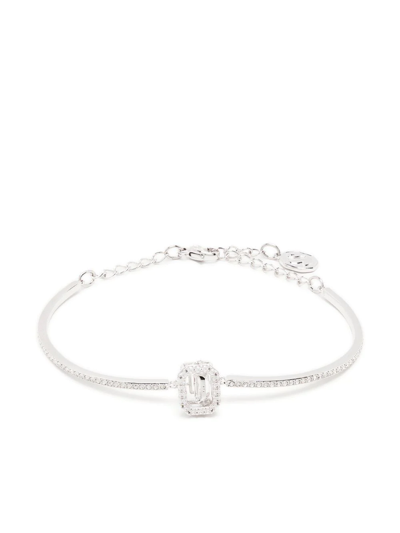 Swarovski Millenia Octagon-cut Bangle In Silver