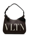 Valentino Vltn Hobo Tote Bag In Brown