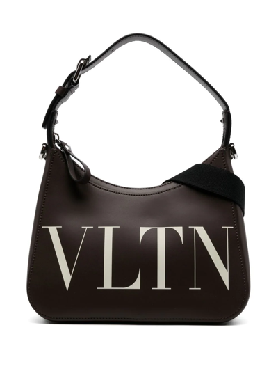 Valentino Garavani Vltn Hobo Tote Bag In Brown