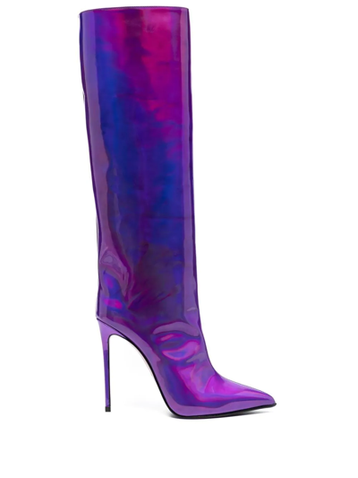 Le Silla Eva 及膝靴 In Purple