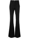PATOU MID-RISE FLARED TROUSERS