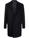 DONDUP DOUBLE-BREASTED COTTON-WOOL COAT