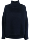 Arch4 World's End Turtleneck Jumper In Blue