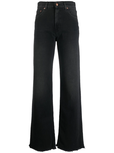 Haikure Straight-leg Denim Jeans In Black