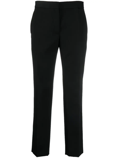 Jil Sander Womens Black Viscose Trousers