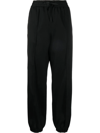 JIL SANDER ELASTICATED COTTON TRACK-PANTS