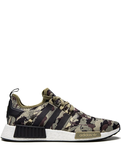 Adidas Originals Nmd R1 "camo Cargo Savanna" Sneakers In Green