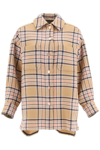 SEE BY CHLOÉ SEE BY CHLOE MAXI SHIRT WITH CHECK PRINT