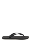 Vetements Logo-embossed Flip Flops In Black