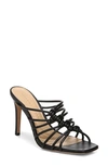 Veronica Beard Avita Leather Strappy Sandal In Black