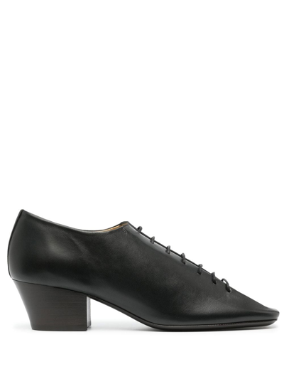 LEMAIRE HEELED LEATHER DERBY SHOES