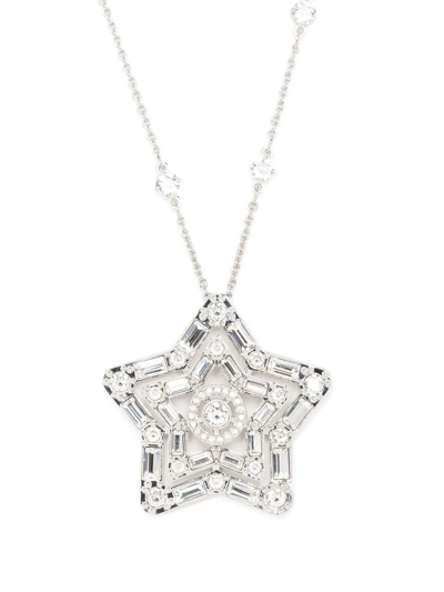 Swarovski Women's Stella Rhodium-plated & Crystal Pendant Necklace